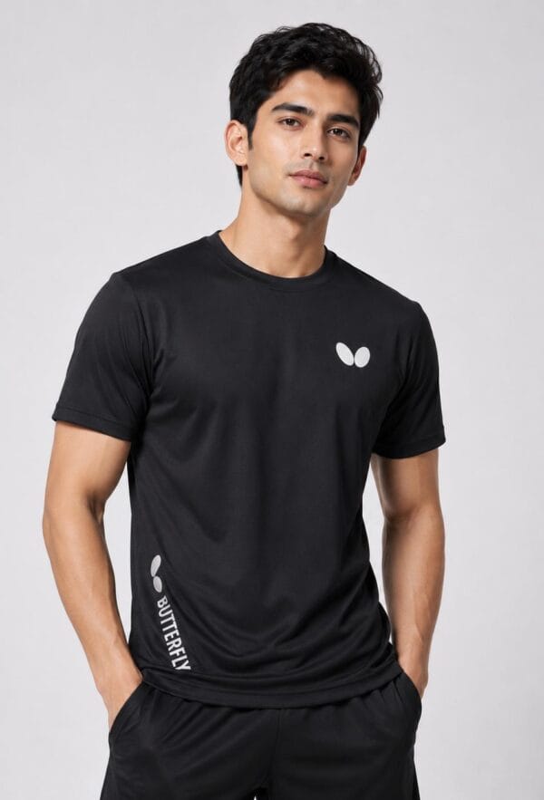 Butterfly Butterfly Black Tshirt for Men