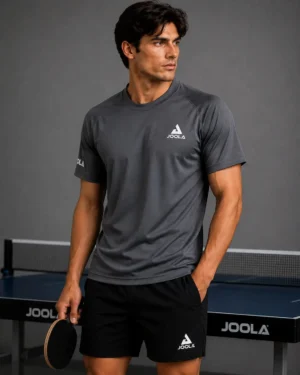 Joola Airform gray model 2 JOOLA Airform Sports Shirt for Men Gray