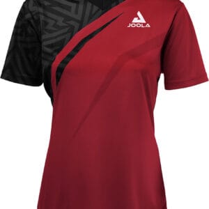 Joola Synergy Red Ladies Joola Synergy Sportswear Tshirt for Women Red V neck