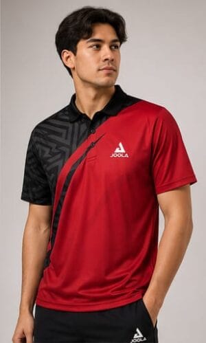 Joola Synergy Red Meta Model JOOLA Synergy Polo Shirts Men Red