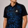 JOOLA Centrella polo blue - royal blue and black table tennis shirt for men Pakistan