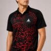 Joola Centrella Polo Red JOOLA Centrella polo red - red and black table tennis shirt for men Pakistan
