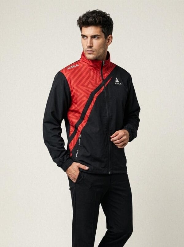 red jack model JOOLA Synergy Training Jacket Red
