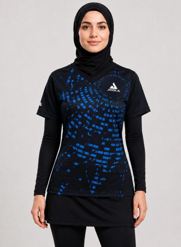 Joola Centrella Blue Ladies JOOLA Centrella Women's Table Tennis Shirt – Blue