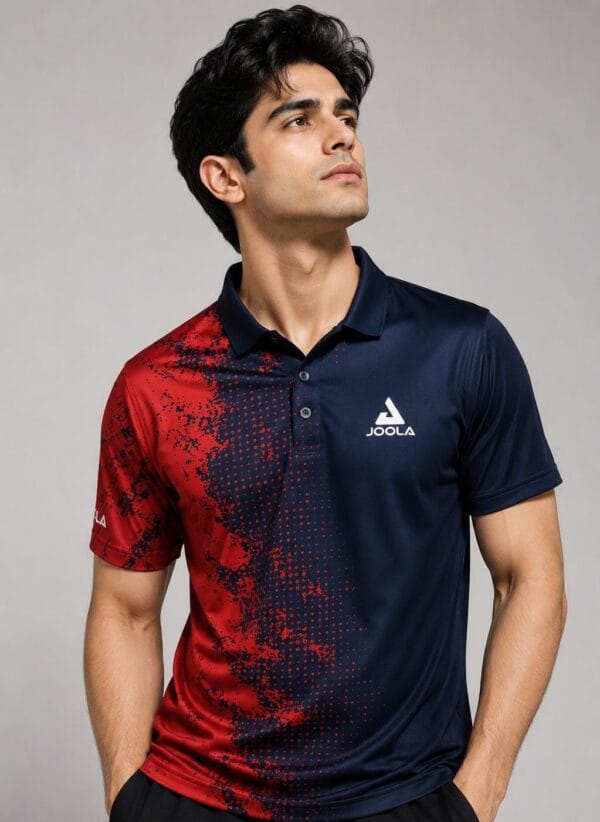 WhatsApp Image 2026-07-10 at 11.14.41 AM (2) JOOLA Sigma Red Polo T-Shirt For Men Red