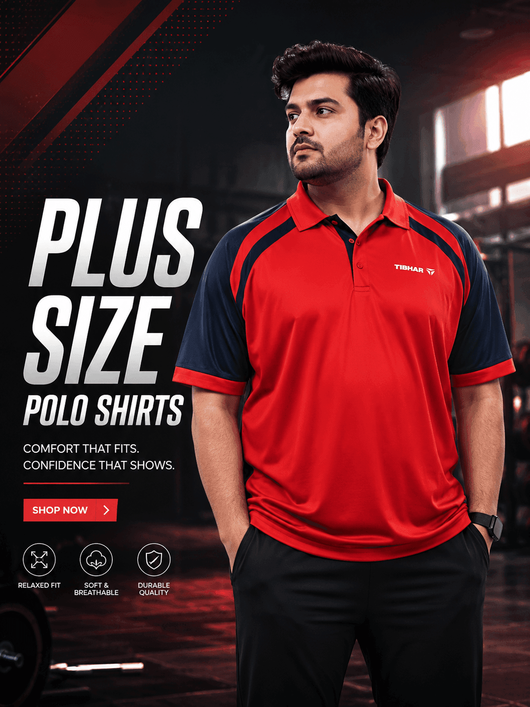 Plus Size Polo Shirts
