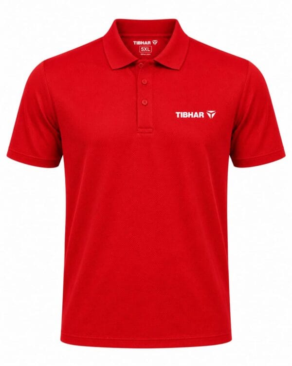 Tibhar Dry Fit Polo Shirt for Men Pakistan – Red | Plus Size Available