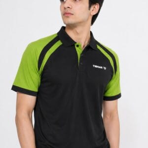 WhatsApp Image 2026-07-14 at 3.55.36 PM Tibhar Polo Shirt For Men- Cotton Sportswear- Black and Green