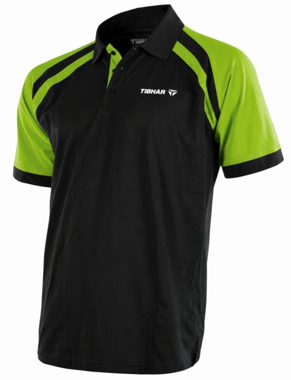 WhatsApp Image 2026-07-14 at 3.55.37 PM Tibhar Polo Shirt For Men- Cotton Sportswear- Black and Green