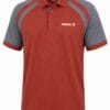 Tibhar Polo Shirt For Men-Dry Fit Sportswear-Rust and Grey