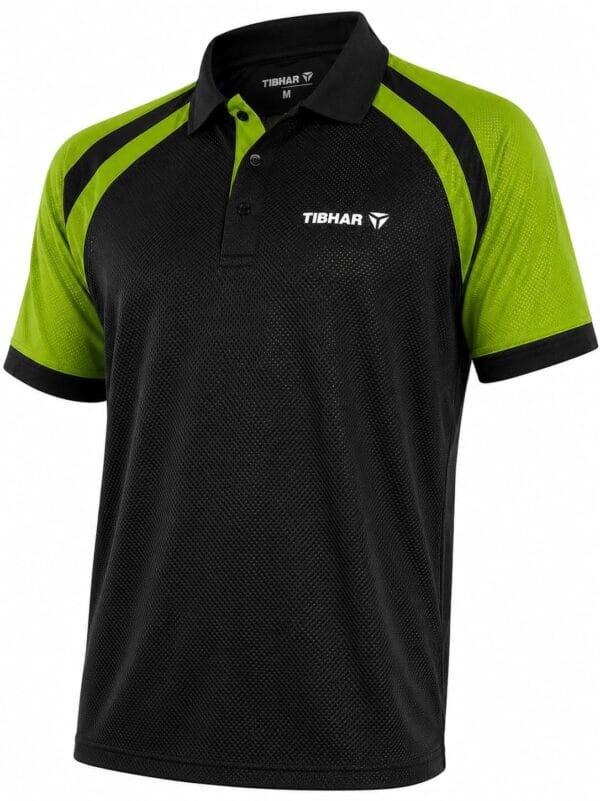 WhatsApp Image 2026-07-15 at 2.19.01 AM (2) Tibhar Polo Shirt For Men- Dry Fit Sportswear-Black & Green