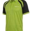 Tibhar Polo Shirt for Men — Dry Fit Sports — Green and Black