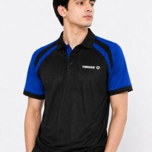 WhatsApp Image 2026-07-16 at 12.45.26 PM Tibhar Polo Shirt for Men — Dry Fit Sports — Black and Blue
