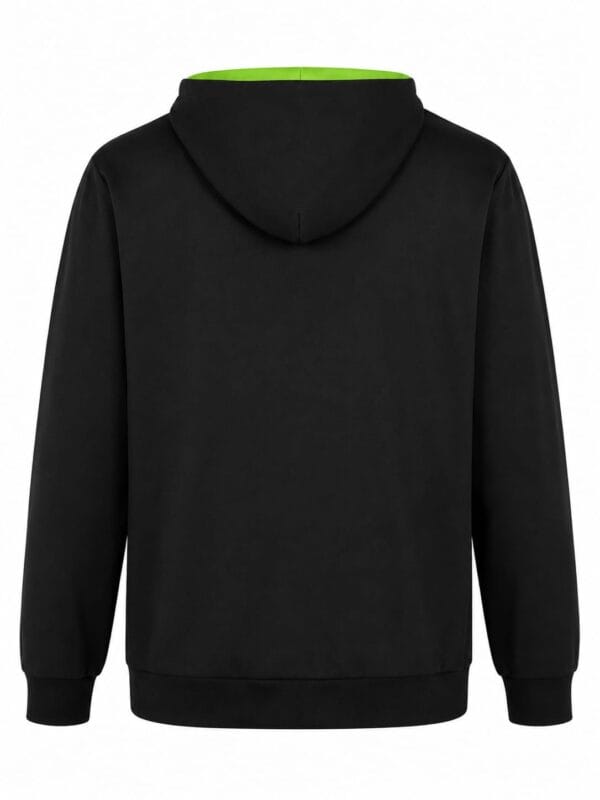 Tibhar Training Jacket Pakistan – Black & Green Hood | Export Surplus