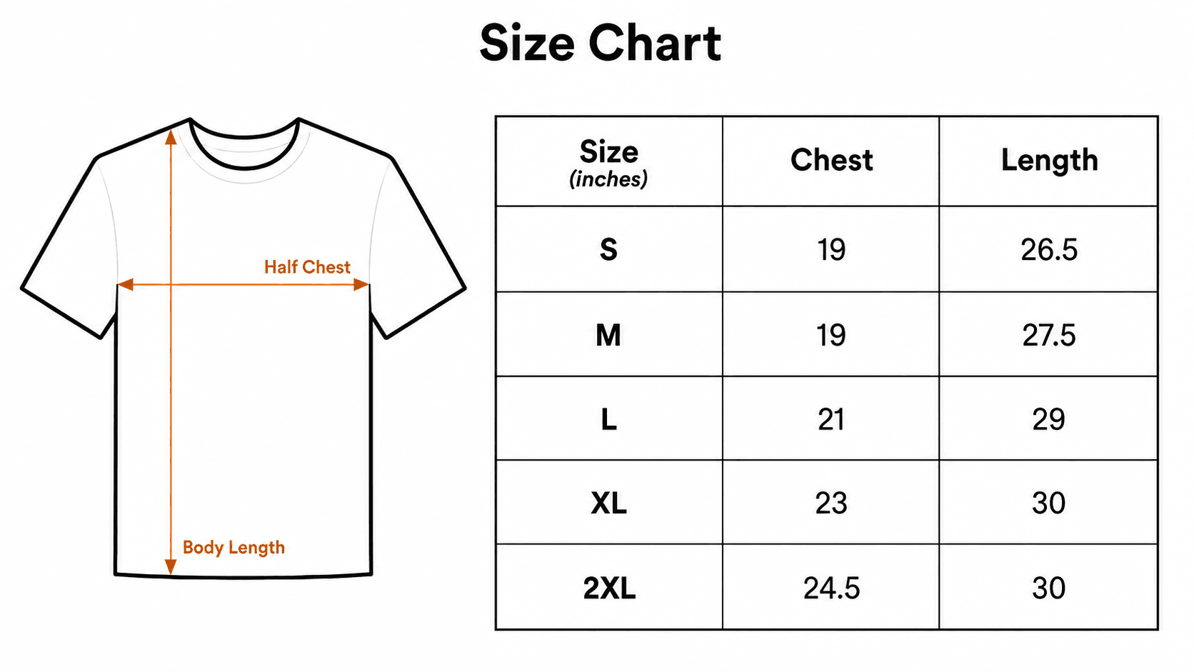 Size chart - Black and Green Polo Shirt for Men — Neon Panels on Mesh Knit - Global Hub Pakistan