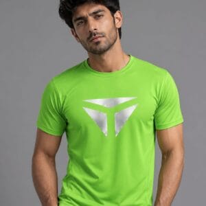 Tibhar Crew Neck table tennis T-Shirt, Green Tibhar Crew Neck table tennis T-Shirt, Green