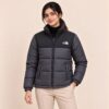 Gray Puffer Jacket women