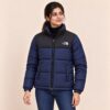 Navy Puffer Jacket women